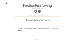 Desktop Screenshot of frictionlessliving.net