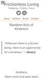 Mobile Screenshot of frictionlessliving.net